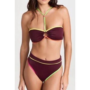 Agua Bendita | Erma Bikini Top and Bottom Set | Size XL